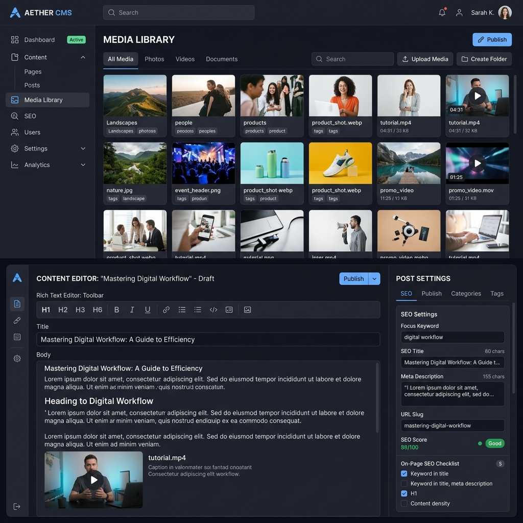 Custom CMS
